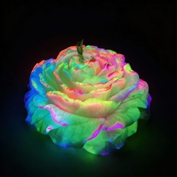 Свічка Півонія низькотемпературна люмінесцентна GlowKink різнокольорова, VIP-концентрація, 91 г GK5221 фото