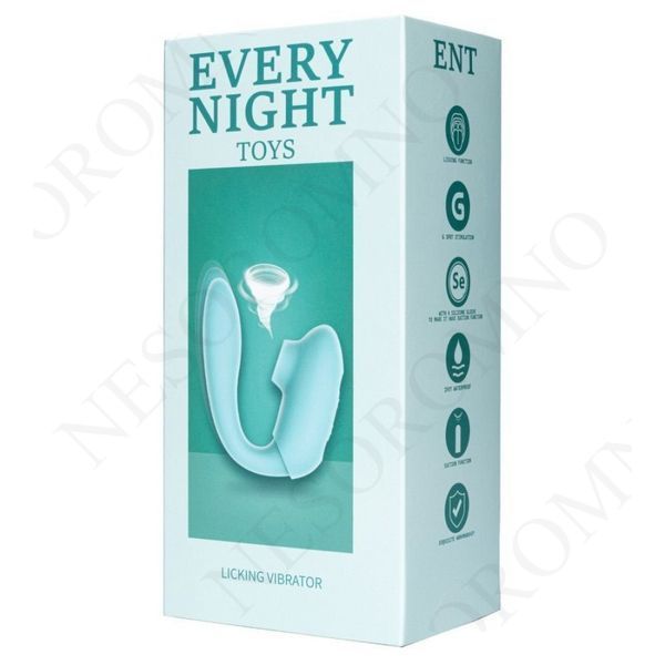 Вібратор подвійної стимуляції Every Night Toys вакуум з ефектом посмоктування та стимуляція точки G OD-2212MG фото