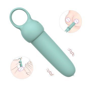 Міні-вібратор Every Night Toys Elliot світло-бірюзовий, 10 режимів вібрації 42095 /YAI707-003 фото