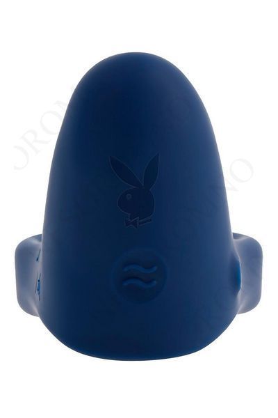 Ерекційне віброкільце Evolved Playboy синє, 7.8 см E841153 фото