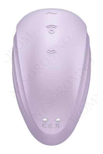Вакуумний стимулятор Satisfyer Pearl Diver для клітора, з вібрацією, фіолетовий. SAT37240 фото