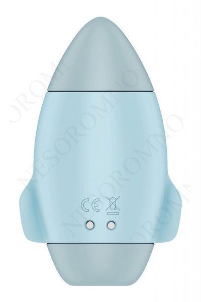 Вакуумний вібратор подвійної дії у вигляді Ракети Satisfyer Mission Control, блакитний T360587 фото