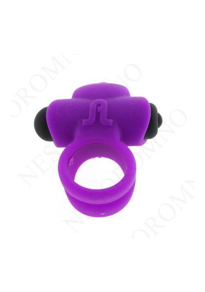 Ерекційне кільце Adrien Lastic Bullet Lastic Ring з вібрацією AL30393 фото