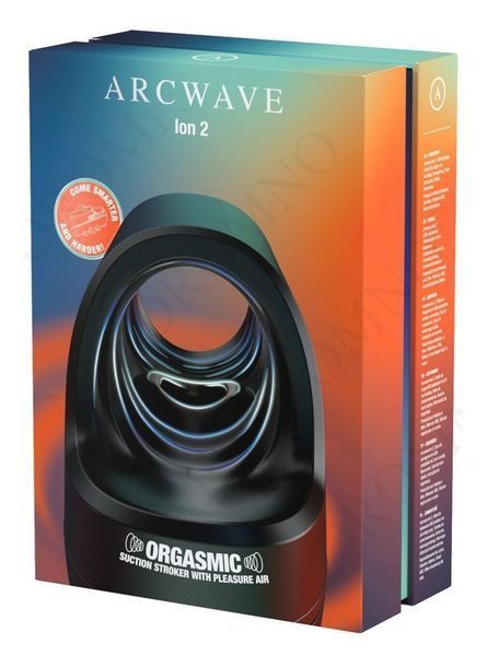 Мастурбатор з пульсацією Arcwave Ion 2 у комплекті з чохлом, чорний AWKN2SG9 фото
