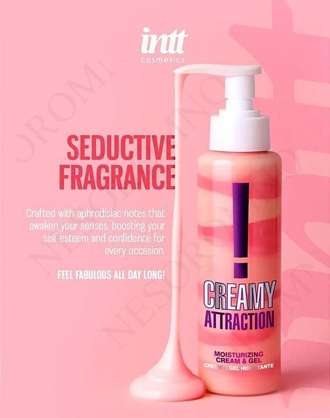 Крем-гель для тіла із спокусливим ароматом Intt Creamy Attraction Seduction! для поцілунків, 100 мл IN16394 фото