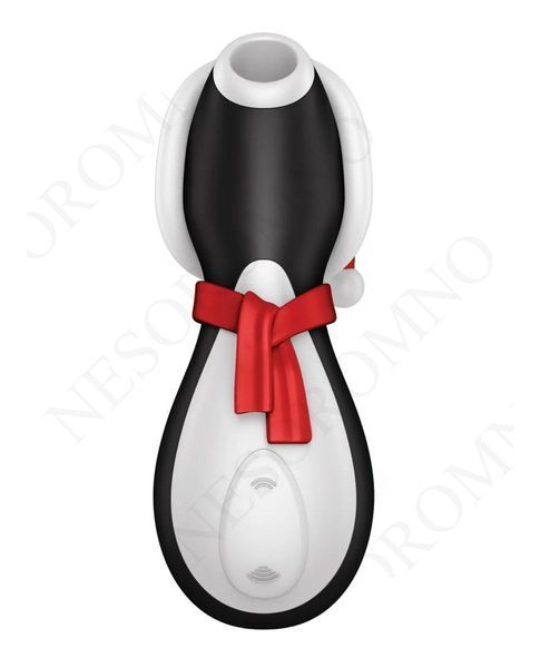 Клиторальный вакуумный вибратор Пингвин Satisfyer Penguin Holiday Edition черно-белый S4059945 фото