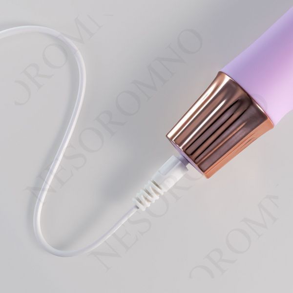 Міні-вібратор CRUSHIOUS Mellow Bubbles, лавандовий, 11 х 2,8 см EX50883 фото