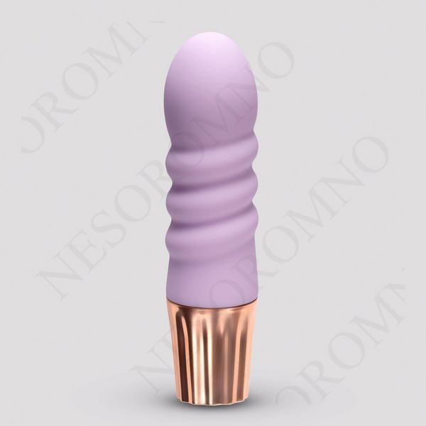 Міні-вібратор CRUSHIOUS Mellow Bubbles, лавандовий, 11 х 2,8 см EX50883 фото