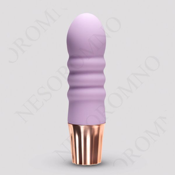 Міні-вібратор CRUSHIOUS Mellow Bubbles, лавандовий, 11 х 2,8 см EX50883 фото