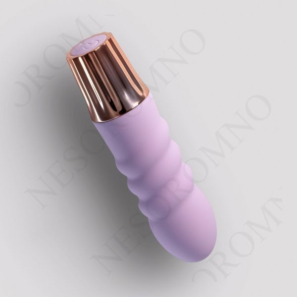 Міні-вібратор CRUSHIOUS Mellow Bubbles, лавандовий, 11 х 2,8 см EX50883 фото