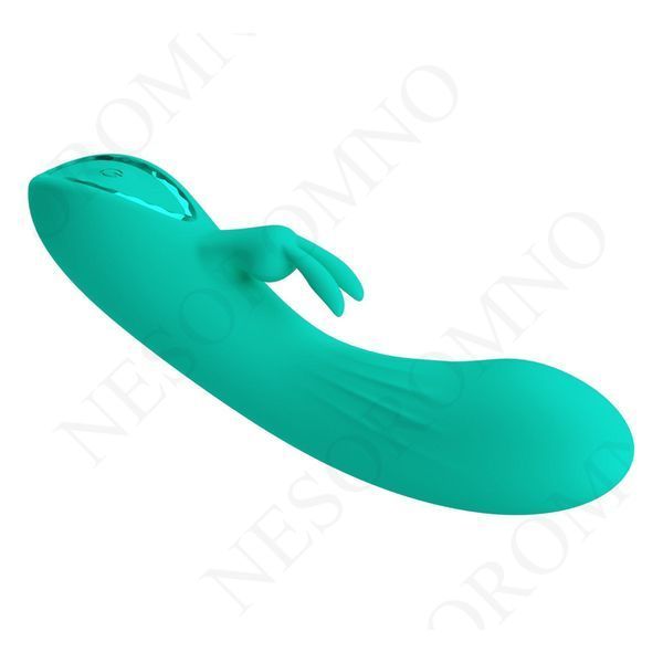 Вібратор-кролик PRETTY LOVE DJ Stick бірюзовий, 12.7 х 2.7 см BW-500079 фото