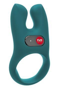 Ерекційне віброкільце Fun Factory Nos бірюзове, 8 см FF30480 фото