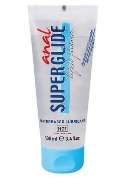 Анальний лубрикант на водній основі Hot Anal Superglide, 100 мл HOT44043 фото