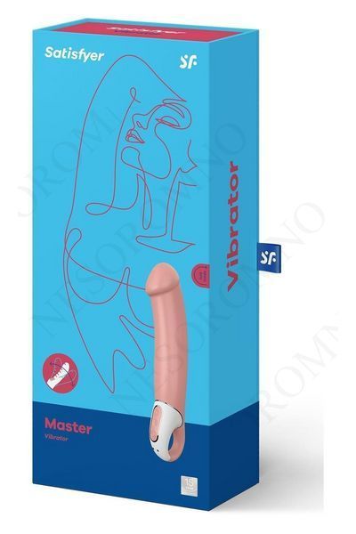 Вібратор реалістичний Satisfyer Master Vibrator, світло-коричневий T360059 фото