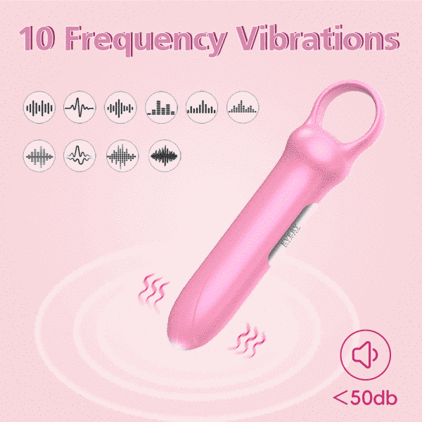 Міні-вібратор Every Night Toys Merry світло-рожевий, 10 режимів вібрації 42054 /YAI707-033A фото