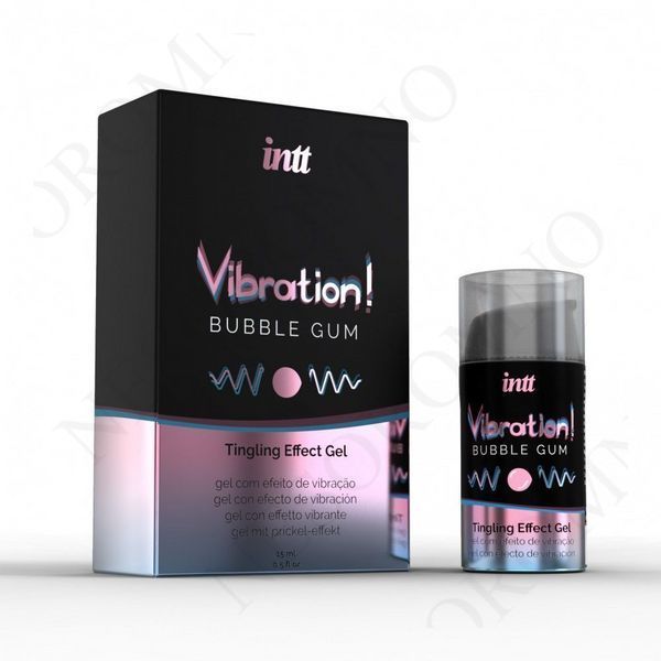 Рідкий вібратор Intt Vibration Bubble Gum 15 мл IN15486 фото Рідкий вібратор Intt Vibration Bubble Gum 15 мл IN15486 фото