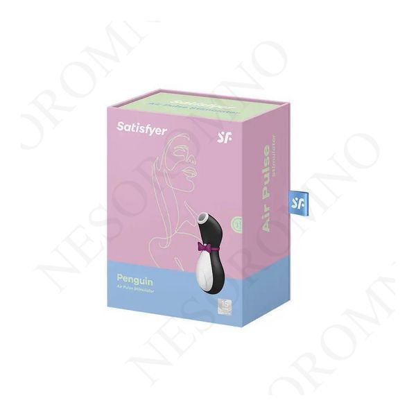 Вакуумний кліторальний стимулятор Satisfyer Pro Penguin, чорний T360034 фото