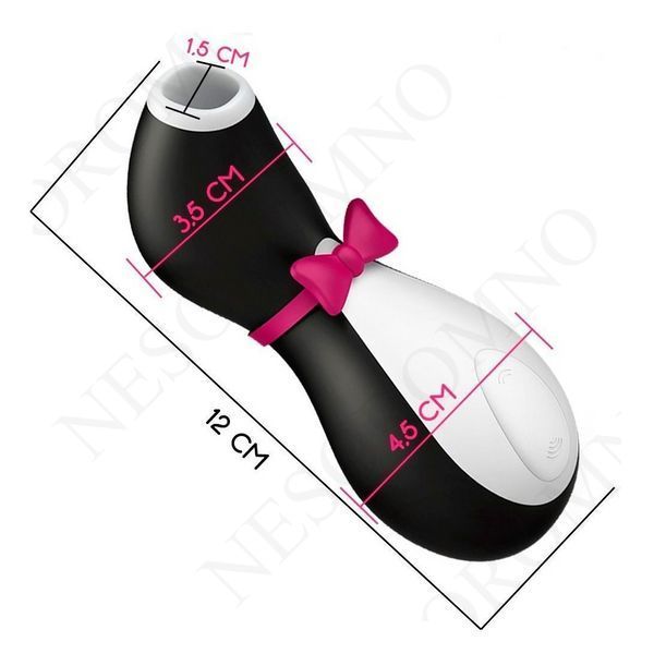 Вакуумний кліторальний стимулятор Satisfyer Pro Penguin, чорний T360034 фото