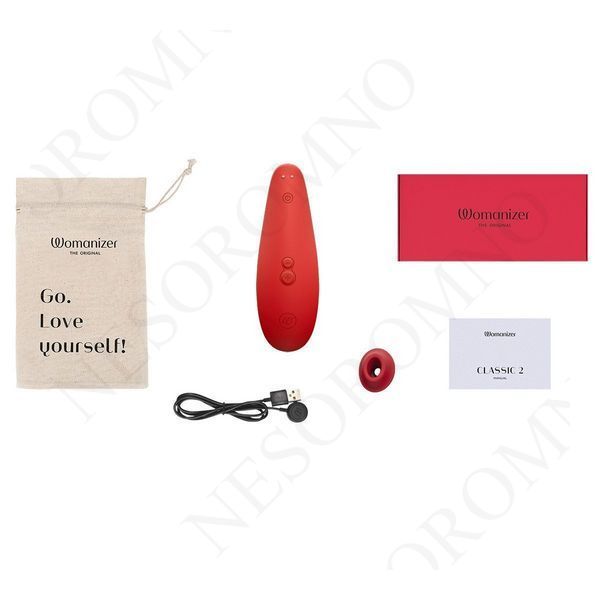 Вакуумний стимулятор клітора Womanizer Marilyn Monroe Vivid Red W44004 фото