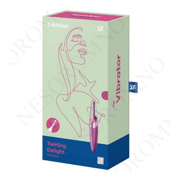 Вібратор для цілеспрямованої стимуляції клітора Satisfyer Twirling Delight, рожевий T360184 фото
