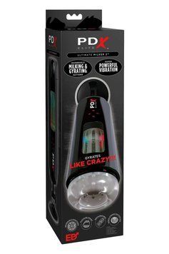 Мастурбатор Pipedream PDX Elite Ultimate Milker 2 чорний, 27 см P61445 фото