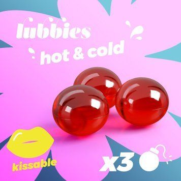 Кульки для масажу Crushious Lubbies з охолоджувальним та зігрівальним ефектом, 3 шт CR33588 фото