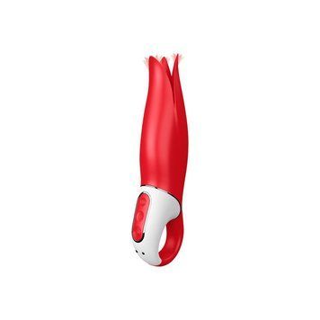 Вібратор у формі Квітки з м'якими пелюстками Satisfyer Vibes Power Flower, червоний  T360062 фото