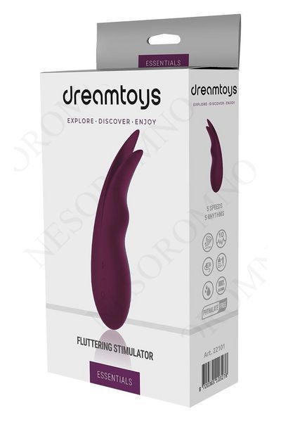 Вібратор для клітора та сосків Dream Toys Essentials Fluttering Stimulator, фіолетовий DT22101 фото