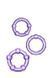 Набір ерекційних кілець STAY HARD BEADED PURPLE  T330564 фото 1