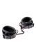Поножі з фіолетовим тисненням Dream toys BLAZE Luxury Fetish на ланцюжку чорного кольору DT21270 фото 2