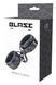 Поножі з фіолетовим тисненням Dream toys BLAZE Luxury Fetish на ланцюжку чорного кольору DT21270 фото 1