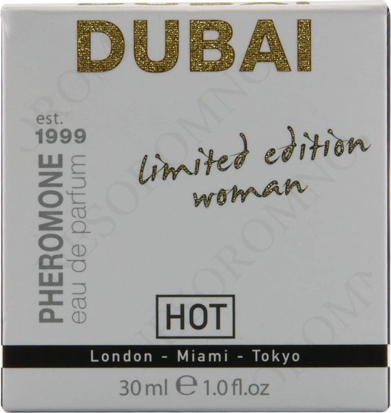 Туалетна вода для жінок HOT Dubai Limited Edition, з феромонами, 30 мл HT55114 фото