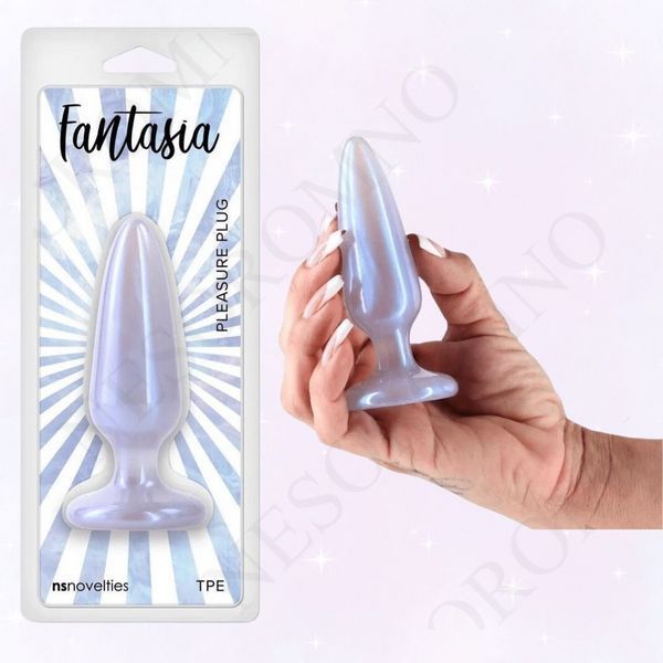 Анальна пробка NS Novelties Fantasia Pleasure Small фіолетова, 10.3 см NS281400 фото