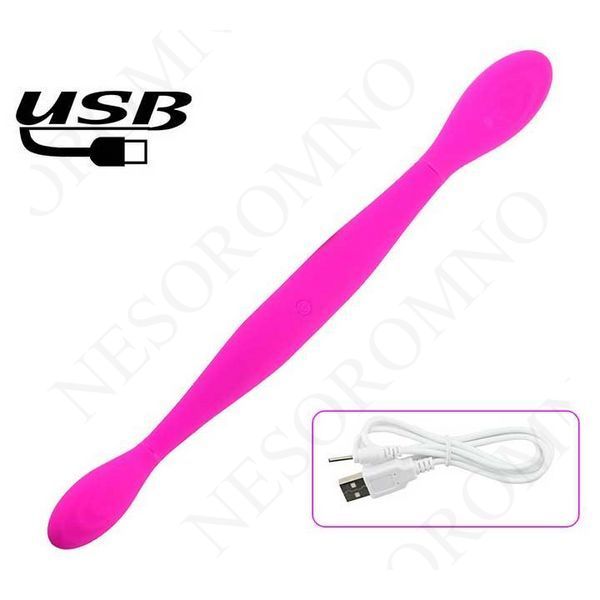 Двосторонній гнучкий вібратор Toy Joy Infinity Double Dildo - Рожевий - Смарт іграшки X0000645 фото