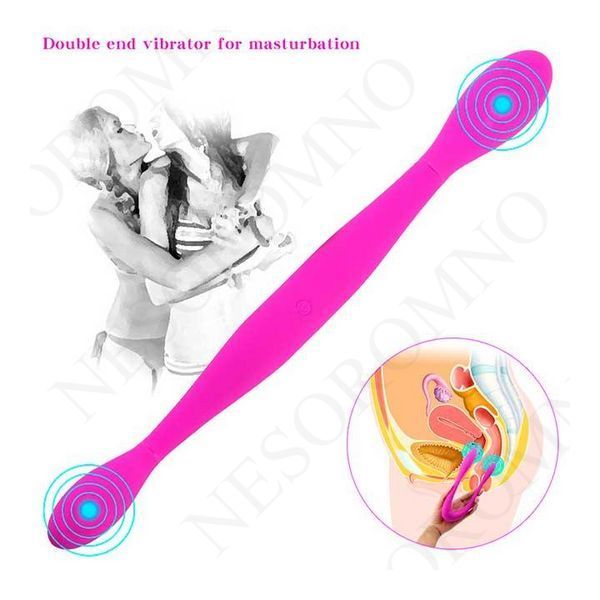 Двосторонній гнучкий вібратор Toy Joy Infinity Double Dildo - Рожевий - Смарт іграшки X0000645 фото