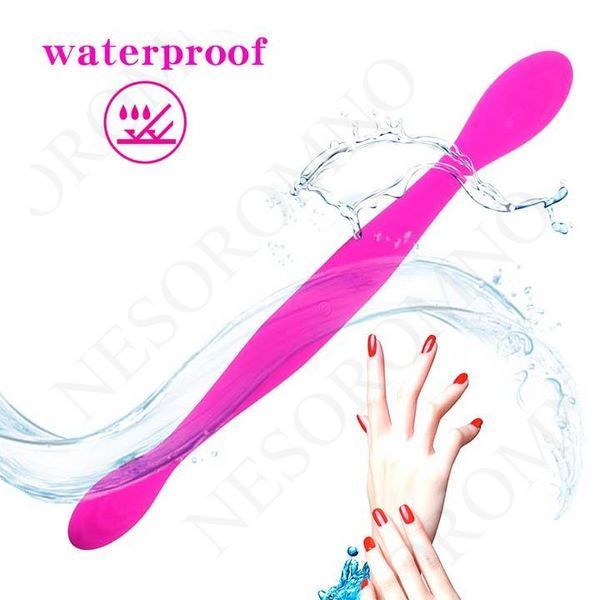 Двосторонній гнучкий вібратор Toy Joy Infinity Double Dildo - Рожевий - Смарт іграшки X0000645 фото