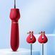 Силіконовий вібратор 2-в-1 з вібро-затискачами для сосків OEM Nipple Clamps 10 режимів Рожевий X00001253 фото 1