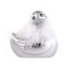 Вібратор качечка Big Teaze Toys Rub My Duckie, срібло BTT29006 фото 1