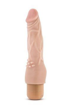 Вібратор із кліторальною стимуляцією Blush Mr. Skin Cock Vibe 4, тілесний T330467 фото