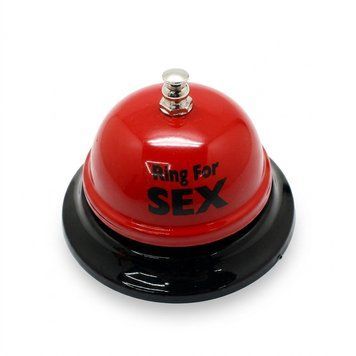 Дзвінок настільний для пар Ring for SEX для непристойних ігор Червоний X00001310 фото