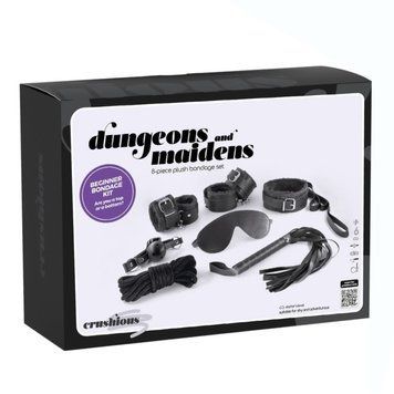 Комплект для БДСМ CRUSHIOUS Dungeons & Maidens чорний, 8 предметів EX22976 фото