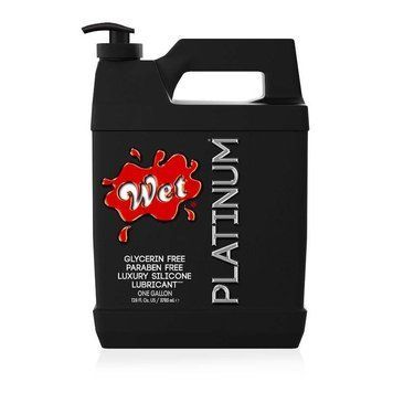 Лубрикант на силіконовій основі WET Platinum One Gallon 3785 мл WT20714 фото