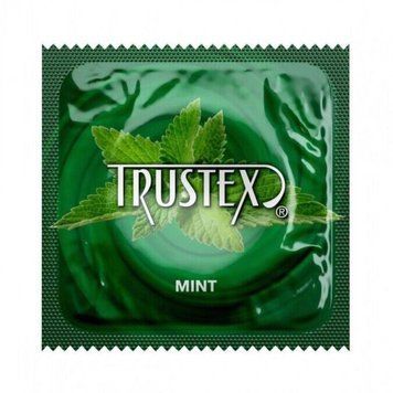 Презерватив Trustex Mint з ароматом та смаком м'яти (ціна за 1 шт.) TR099934 фото