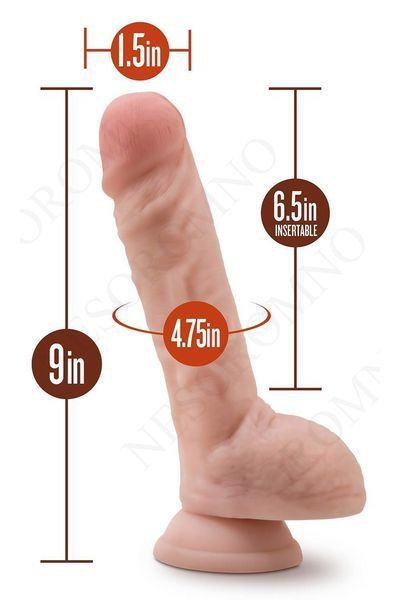 Фалоімітатор DR. SKIN SILICONE DR. MASON 22,8 см T331914 фото