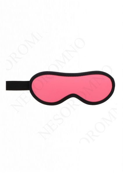 Маска на очі, що світиться у темряві Taboom Blindfold рожево-чорна TB17202 фото
