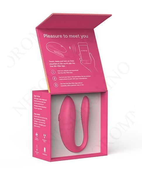 Інноваційний вібратор для пар We-Vibe Sync Lite, керований через програму - рожевий 19745/SNSY4SG3 фото