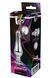 DT21825 анальна пробка конічної форми Dream Toys GLEAMING LOVE SILVER PLEASURE PLUG L DT21825 фото 2