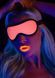 Маска на очі, що світиться у темряві Taboom Blindfold рожево-чорна TB17202 фото 2