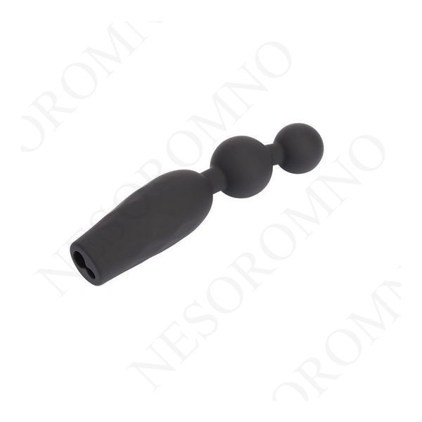 Анальна пробка CHISA Black Mont Vibrating Booty Beads з вібруючими бусинами 411822 /CN-101241182 фото