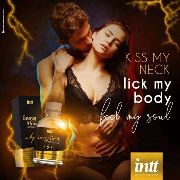 Масажний гель з ефектом зігрівання Intt Energy Drink 30 мл  IN15400 фото